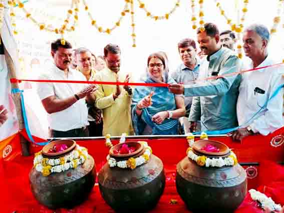 भाजपा जिला अध्यक्ष प्रीति शुक्ला ने सार्वजनिक प्याऊ का किया उद्घाटन