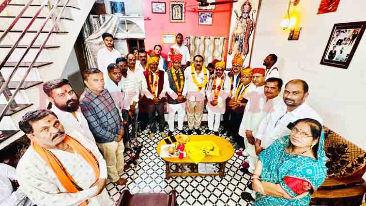 लोधा समाज युवा संगठन नवनियुक्त प्रदेश अध्यक्ष का किया स्वागत