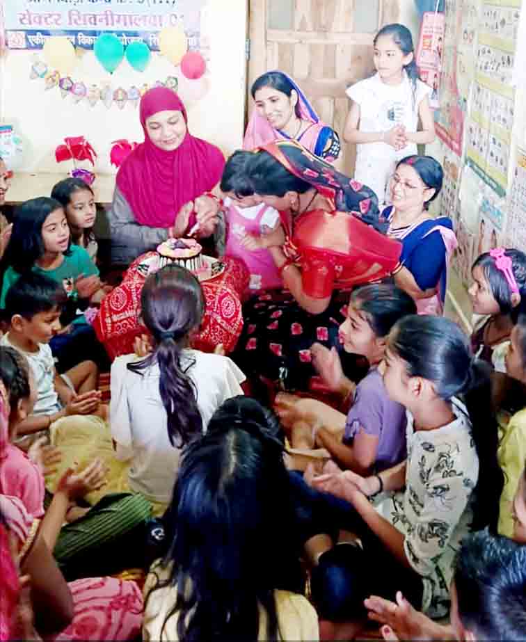 सिवनी मालवा में आंगनवाड़ी में राष्ट्रीय पोषण पखवाड़ा आयोजित