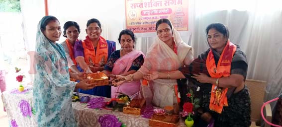 सरस्वती शिशु मंदिर बघवाड़ा में मातृशक्ति के सम्मान में “सप्तशती संगम मातृ गोष्ठी” का हुआ आयोजन