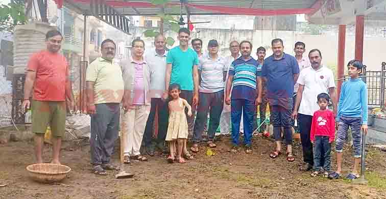 नंद बिहार कॉलोनी में "मन की बात" के साथ दीपावली मिलन समारोह, वृक्षारोपण एवं श्रमदान किया