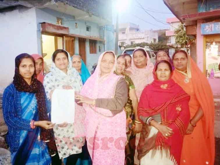 वार्ड क्रमांक 15 बलराम पटेल कॉलोनी की समस्याओं को लेकर नगर पालिका सीएमओ को सौंपा गया आवेदन